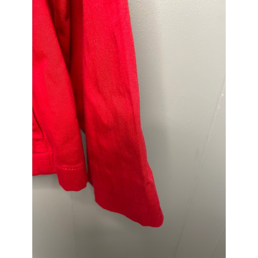 Pendleton Jacket Womens Red Excellent Button Front Cotton - Picture 7 of 12